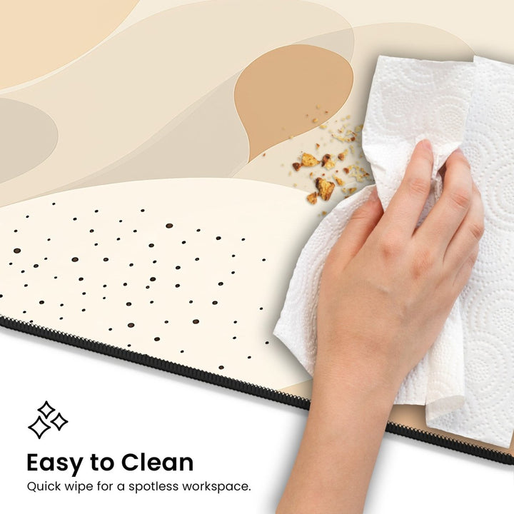 Home Decor - Cute Boho Desk Mat – Large Minimalist Mouse Pad for Modern Desks – Aesthetic and Stylish Workspace Decor - Kaladyn Designs